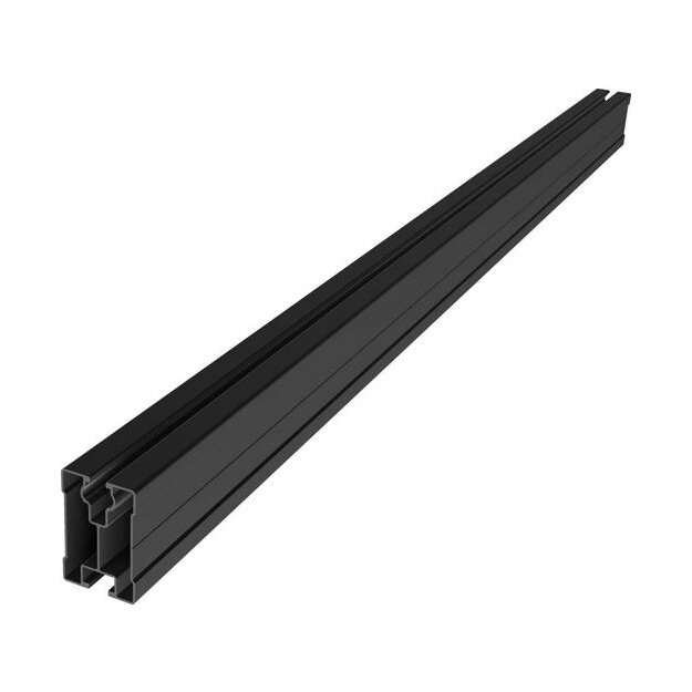 SL-Rack 86160-4750 Modultragschiene sw elox RAIL60x40-4750mm