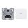Jung Home Tastdimmer 1723NE Nebenstelle + BTCD17101WW Wippe Alpinweiß Serie CD