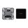 Jung Home Tastdimmer 1711DE Tastdimmer LED + BTCD17101SW Wippe Schwarz Serie CD