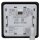 Jung Home Tastdimmer 1711DE Tastdimmer LED + BTCD17101SW Wippe Schwarz Serie CD