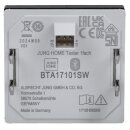 Jung Home Tastdimmer 1710DE Tastdimmer LED + BTA17101SW Wippe Schwarz Serie A