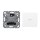 Jung Home Tastdimmer 1710DE Tastdimmer Universal LED + BTLS17101WW Taster Wippe 1-fach Alpinweiß Serie LS