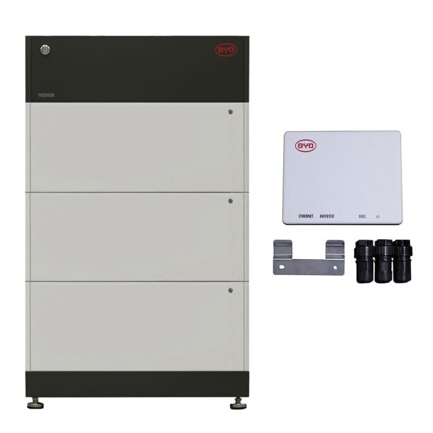 BYD LVS Batteriesystem 12.0 (12,00 kWh) bestehend aus (3x LVS 4.0) + BMS + BMU