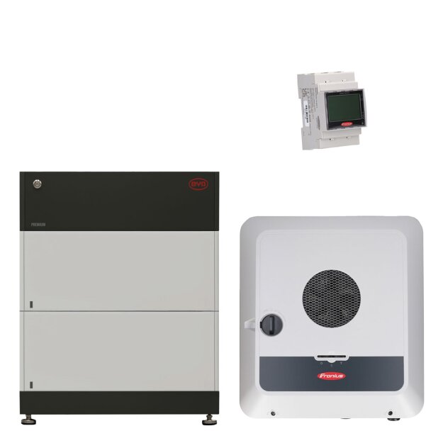 BYD B-Box HVS 5.1 5,12 kWh (2x Batteriemodul 2,56 kWh + Batteriesteuergerät) + Fronius Symo GEN24 10.0 Plus + Smart Meter TS 65A-3