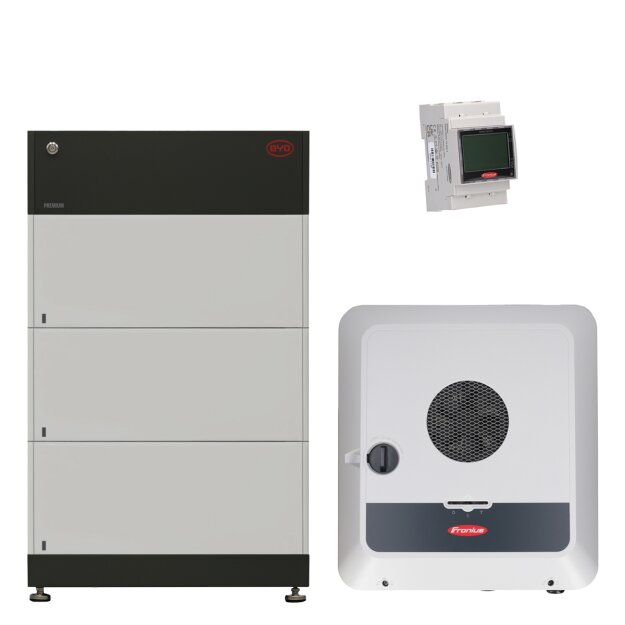 BYD B-Box HVS 7.7 7,68 kWh (3x Batteriemodul 2,56 kWh + Batteriesteuergerät) + Fronius Symo GEN24 10.0 Plus + Smart Meter TS 65A-3