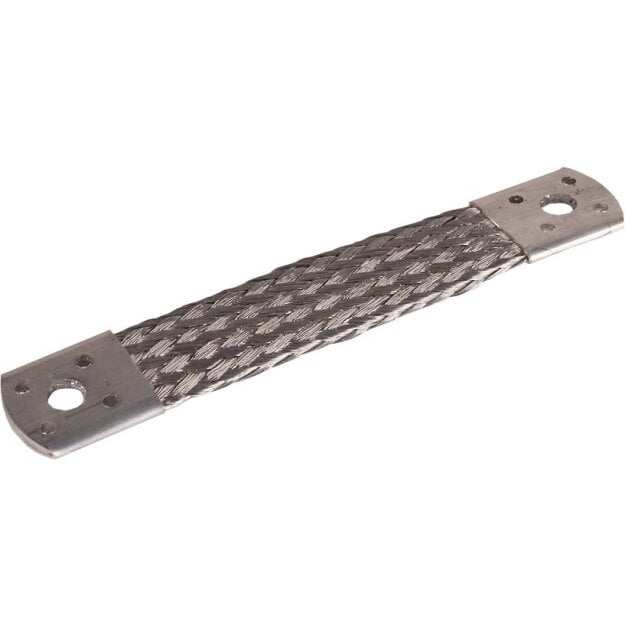 Dehn 377015 Überbrückungsband Al 50mm² L 180 mm UEBB L180 B10.5 B5.2 AL