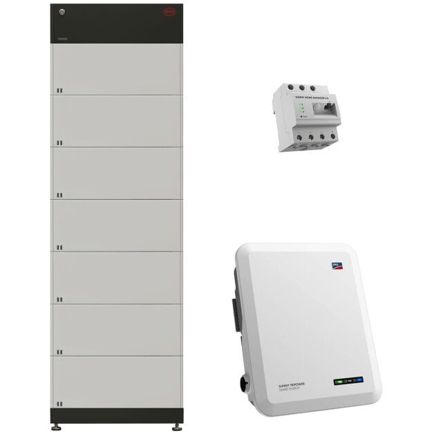 BYD B-Box HVM 19.3 (7x Batteriespeichermodul 2,76 kWh + Batteriesteuergerät) + SMA STP 8.0 Smart Energy + SMA-HM-20