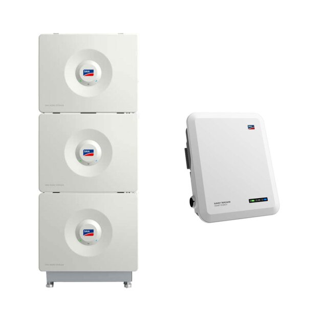 SMA  Home Storage 9.8 (3x à 3,2 kWh) + Sunny Tripower SE 6.0 HV-Speichersystem, 9,84 kWh nutzbar, 3-Phasig