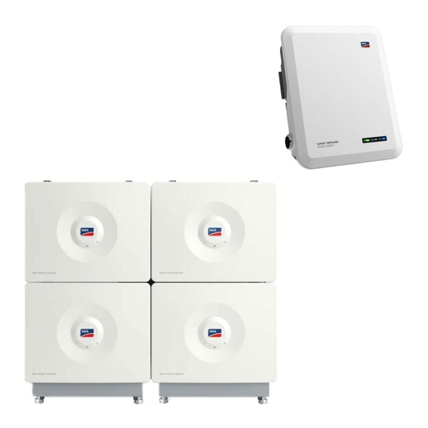 SMA  Home Storage 13,12 kWh 13.1 (4x à 3,2 kWh) + Sunny Tripower SE 10.0 HV-Speichersystem,  nutzbar, 3-Phasig