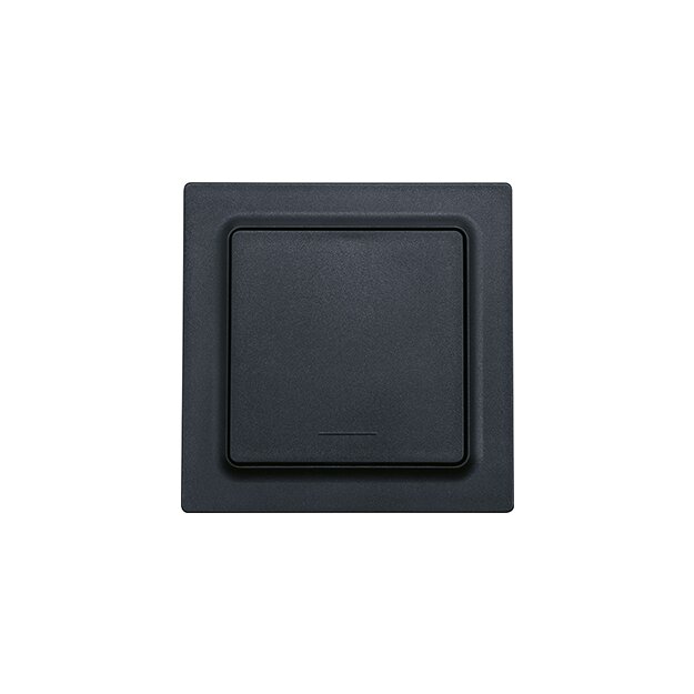 Eltako Funktaster im E-Design55 batterie- und leitungslos anthrazit matt F1T55E-am