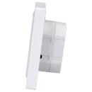 Eltako Funk-Uhren-Thermo-Hygrostat mit Display im E-Design55 reinweiß FUTH55ED/230V-wg