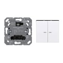 JUNG HOME Tastdimmer Universal LED + BTAS17102BFWW Taster...