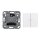 JUNG HOME Tastdimmer Universal LED + BTCD17102BFWW Taster 2-fach Alpinweiß