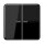 JUNG HOME Tastdimmer Universal LED + BTCD17102BFSW Taster 2-fach Schwarz