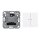 JUNG HOME Tastdimmer Standard + BTLS17102BFWW Taster 2-fach Alpinweiß