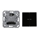 JUNG HOME Tastdimmer Standard + BTLS17102BFSW Taster 2-fach Schwarz
