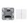 JUNG HOME Tastdimmer Standard + BTCD17102BFWW Taster 2-fach Alpinweiß