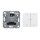 JUNG HOME 1731JE Jalousieeinsatz Universal + BTCD17102PWW Taster 2-fach mit Pfeilsymbolen Alpinweiß