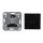 JUNG HOME Jalousietaster-Set mit 1730JE Jalousieeinsatz Standard + BTLS17102PSW Taster 2-fach mit Pfeilsymbolen Schwarz