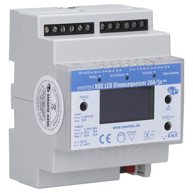 Enertex 1174-REG Dimmaktor KNX LED Dimmsequenzer 20A/5x REG