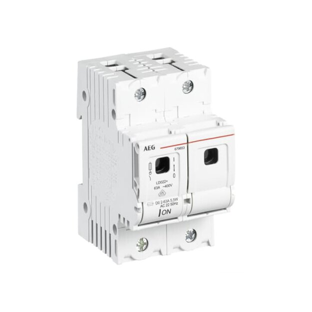 AEG LD022+ Sich.-Lasttrennschalter D02 2 polig  63A 2CDE102005R1905