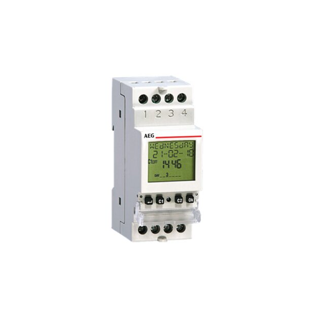 AEG GLX+ DIGITAL TIMER GLX+ Q 21 W 120 Zeitschaltuhr 2CSM208121R1000