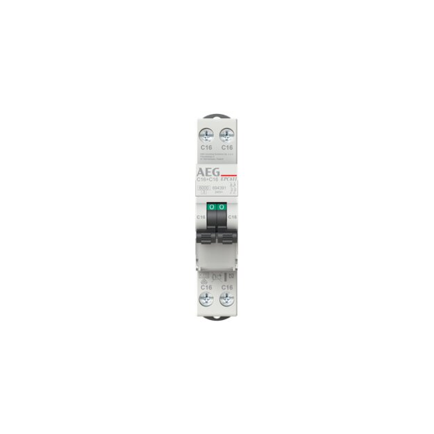 AEG EPC611 B20 LS-Schalter 6kA Unibis 1+1P 20A B-Charakteristik 1TE 4TQA694276R0000