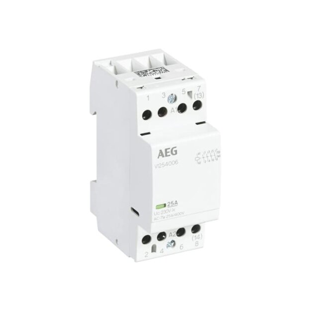 AEG VI254006 Installationsschütz 4S/0Ö 230 V AC QTY 6 4TQB113364R0000
