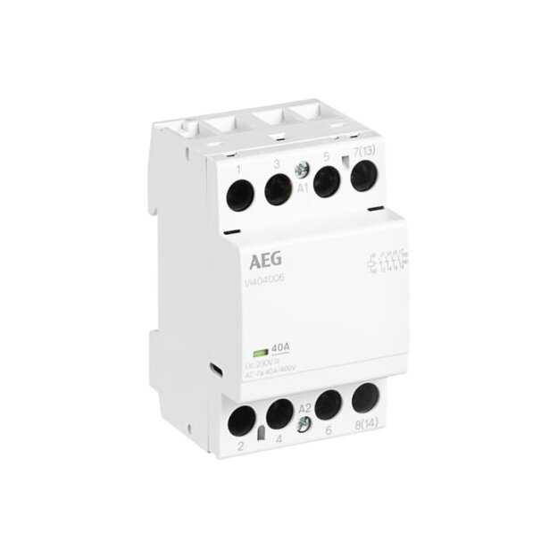 AEG VI404006 Installationsschütz 4S/0Ö 230 V AC QTY 4 4TQB115464R0000