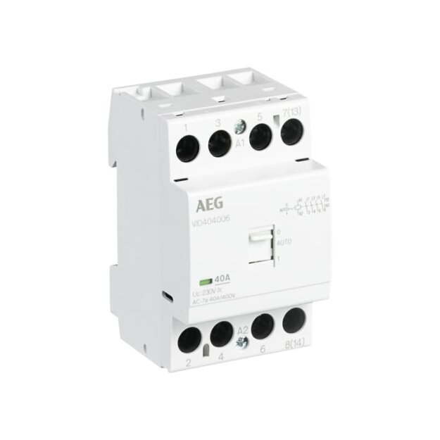 AEG VID404006 Installationsschütz 4S/0Ö 230 V AC QTY 4 4TQB116464R0000