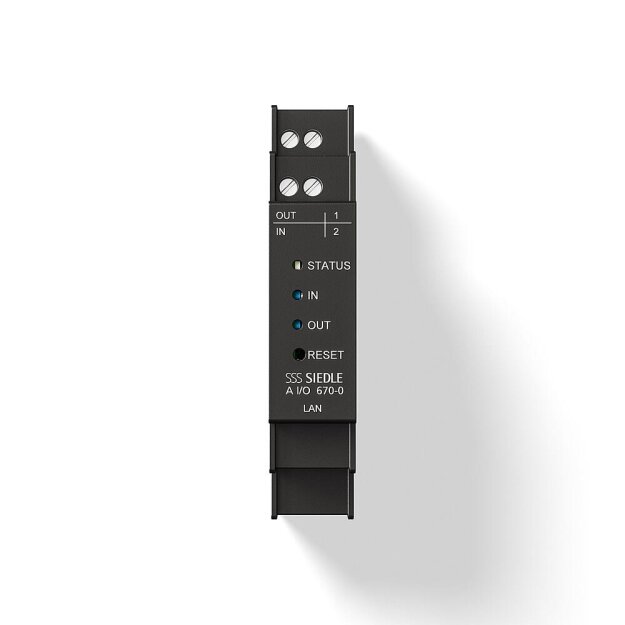 Siedle A I/O 670-0 IP-Schaltaktor für Access Schwarz
