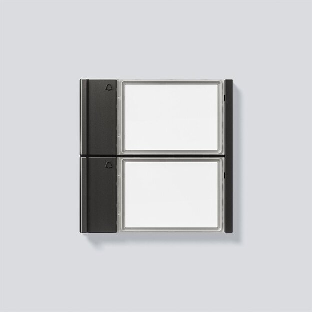 Siedle TM 700-2-0 DG Ruftasten für Siedle Vario Dunkelgrau-Glimmer