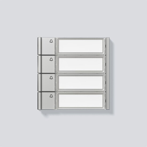 Siedle TM 700-4-0 SM Ruftasten für Siedle Vario Silber-Metallic
