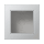 Jung A5581BFAAL Aufputz-Kappe mit Rahmen 1fach Aluminium