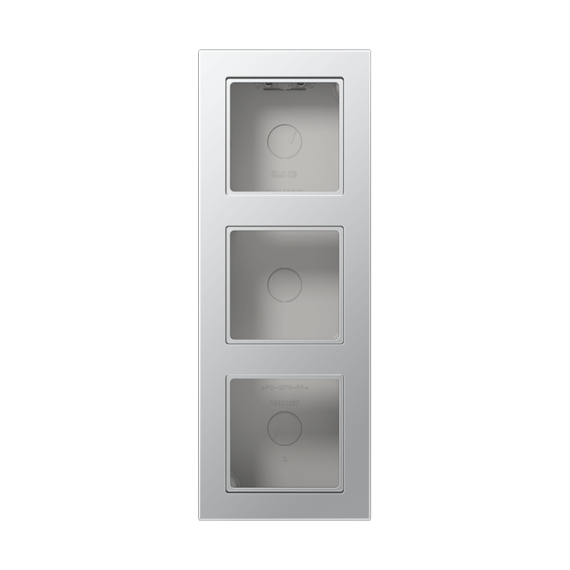 Jung A5583BFAAL Aufputz-Kappe mit Rahmen 3fach Aluminium