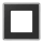 Jung AV581GLMSW Rahmen 1fach Schwarz