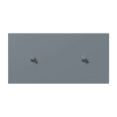 Jung LC12-200R0251 Abdeckung 2fach waagerecht mit 1+1...