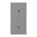 Jung LC12-20R0203 Abdeckung 2fach senkrecht mit 1+1...