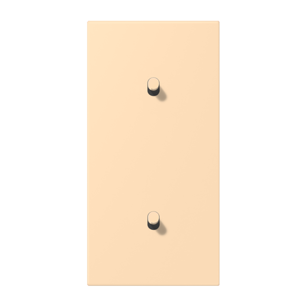 Jung LC12-20R0223 Abdeckung 2fach senkrecht mit 1+1 Kipphebeln
