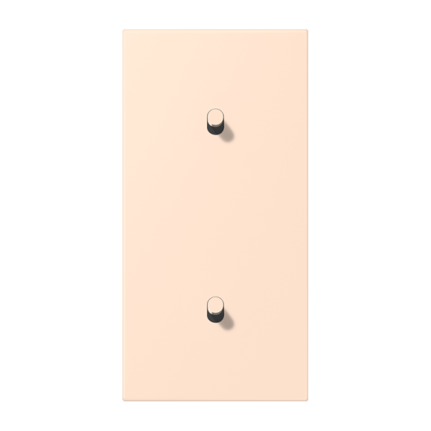 Jung LC12-20R0228 Abdeckung 2fach senkrecht mit 1+1 Kipphebeln