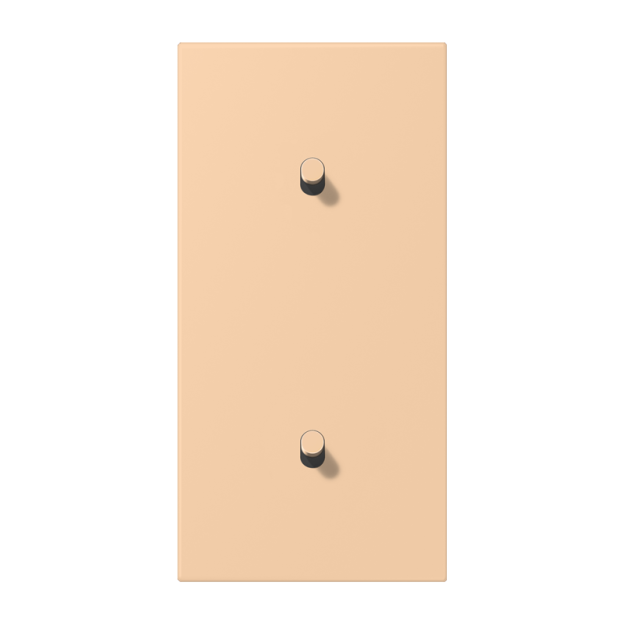 Jung LC12-20R0237 Abdeckung 2fach senkrecht mit 1+1 Kipphebeln