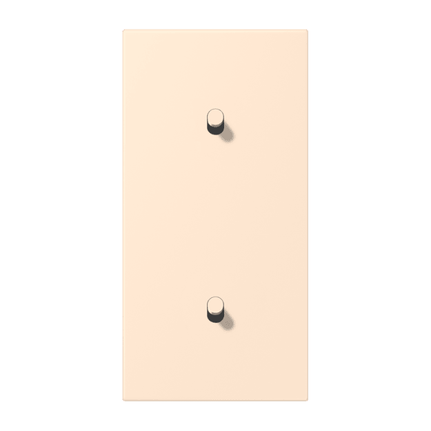 Jung LC12-20R0238 Abdeckung 2fach senkrecht mit 1+1 Kipphebeln
