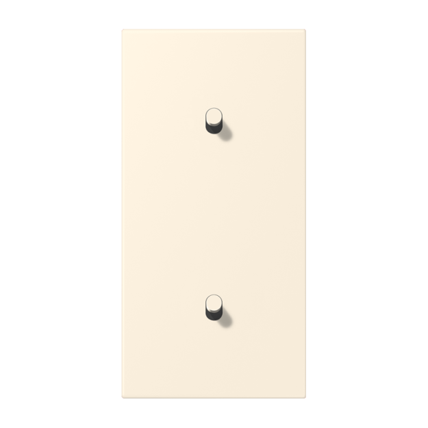 Jung LC12-20R0245 Abdeckung 2fach senkrecht mit 1+1 Kipphebeln
