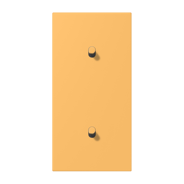 Jung LC12-20R0254 Abdeckung 2fach senkrecht mit 1+1 Kipphebeln
