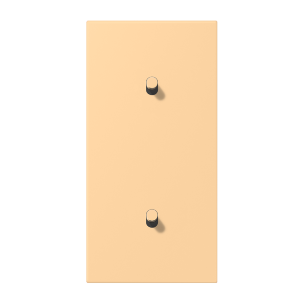 Jung LC12-20R0258 Abdeckung 2fach senkrecht mit 1+1 Kipphebeln