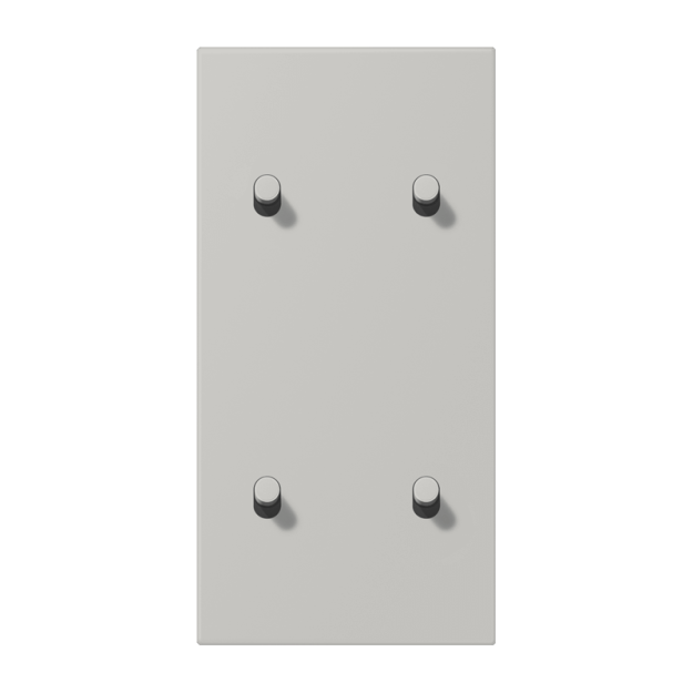 Jung LC12-25R0205 Abdeckung 2fach senkrecht mit 2+2 Kipphebeln