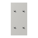 Jung LC12-25R0205 Abdeckung 2fach senkrecht mit 2+2...