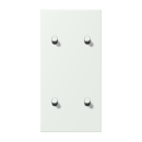 Jung LC12-25R0210 Abdeckung 2fach senkrecht mit 2+2...