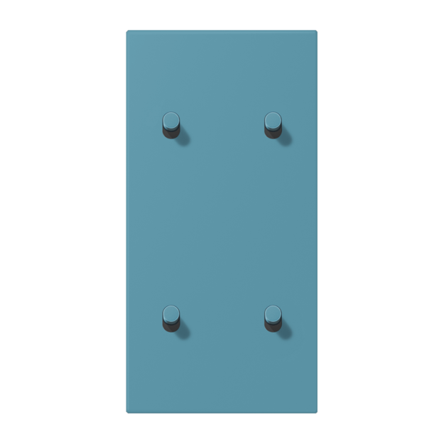 Jung LC12-25R0212 Abdeckung 2fach senkrecht mit 2+2 Kipphebeln