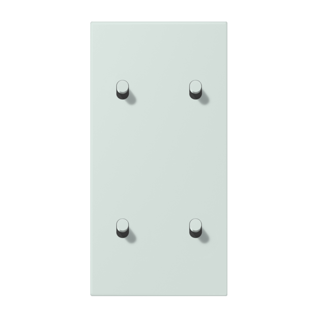 Jung LC12-25R0215 Abdeckung 2fach senkrecht mit 2+2 Kipphebeln